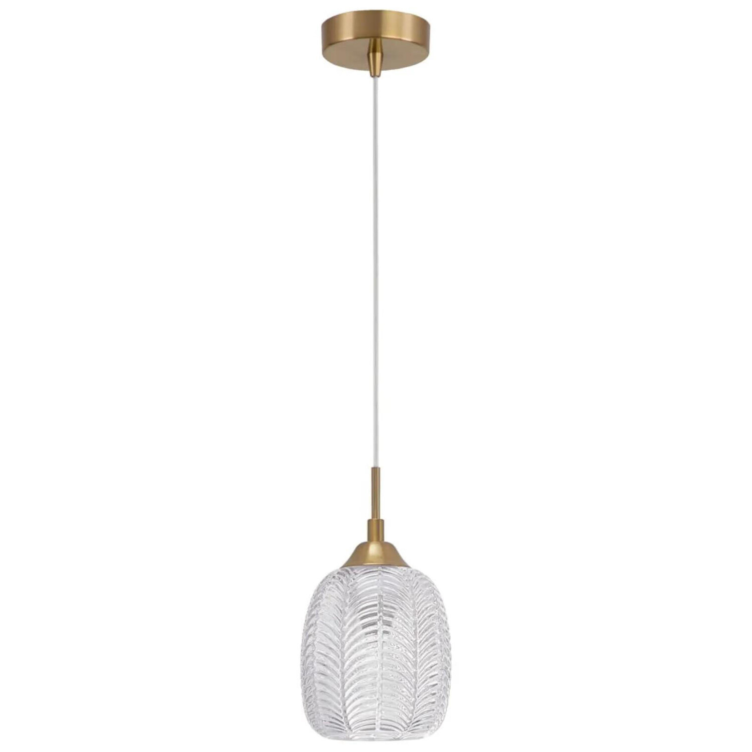 

Подвесная лампа click-licht, 6,75x6,75x120 см, прозрачный/золотой