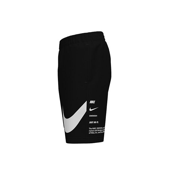 Мальчишеские шорты для плавания Breaker Specs 7-inch с подкладкой Nike, Black — фото 3