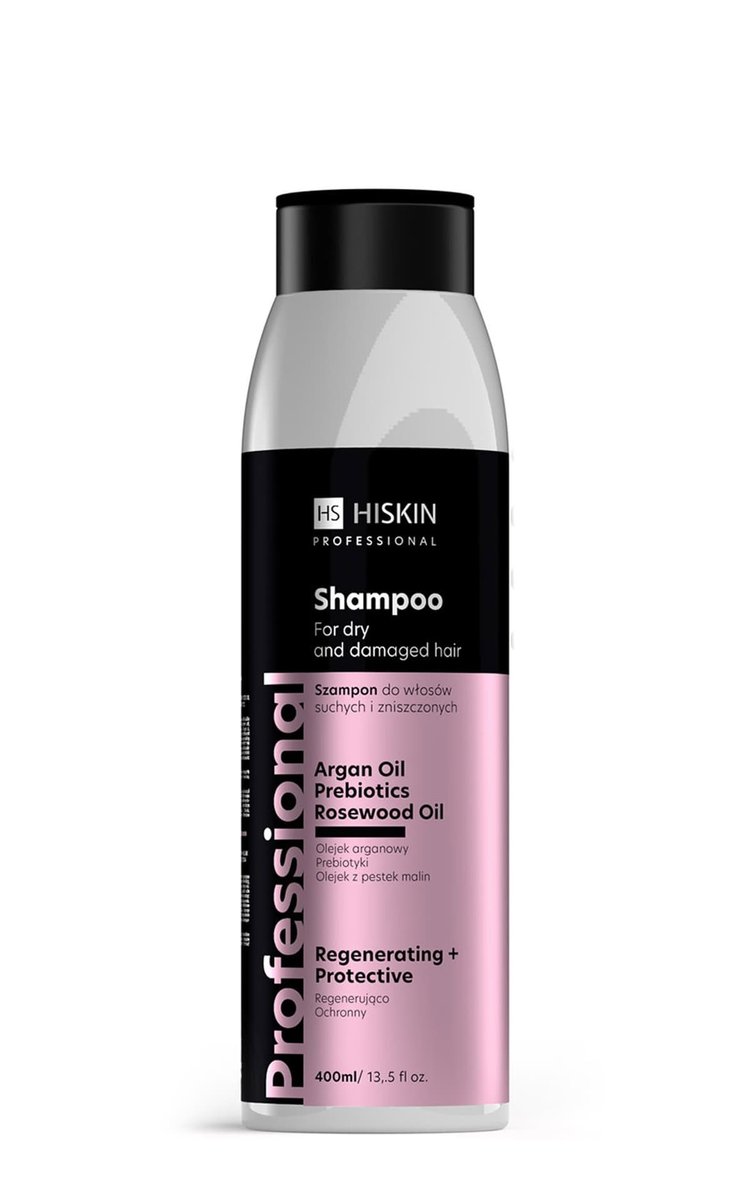 

HISKIN Professional, Шампунь для сухих и поврежденных волос - восстанавливающий и защитный, 400 мл