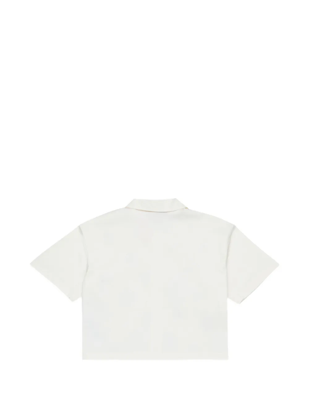 Рубашка с короткими рукавами в горошек Max&Co. Kids, белый — фото 2