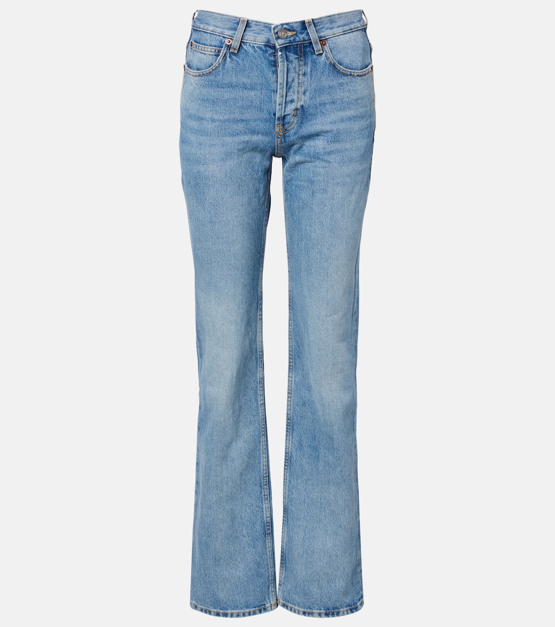 

Джинсы bootcut со средней посадкой Saint Laurent, Blue Bahama