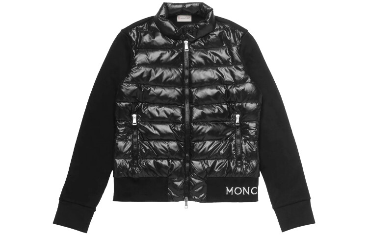 

Пуховик женский черный Moncler