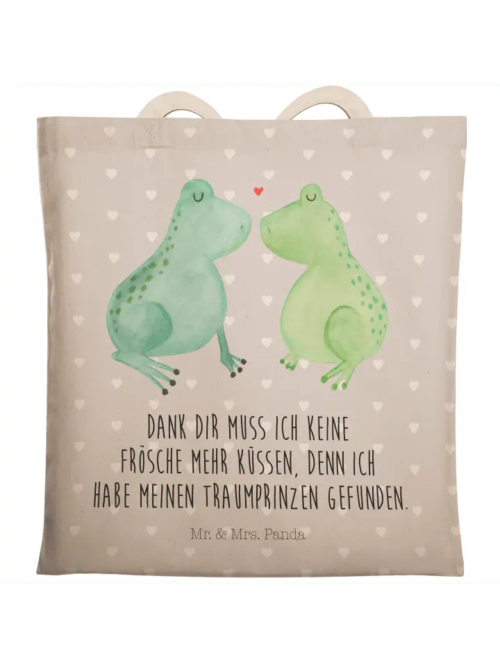 

Шоппер Mr. & Mrs. Panda, серый пастельный