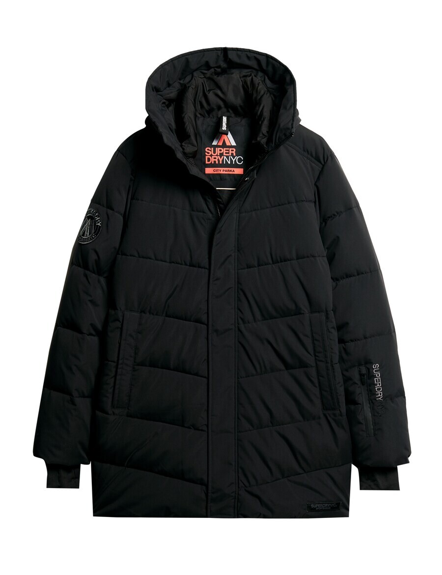 

Зимняя парка Superdry, черный