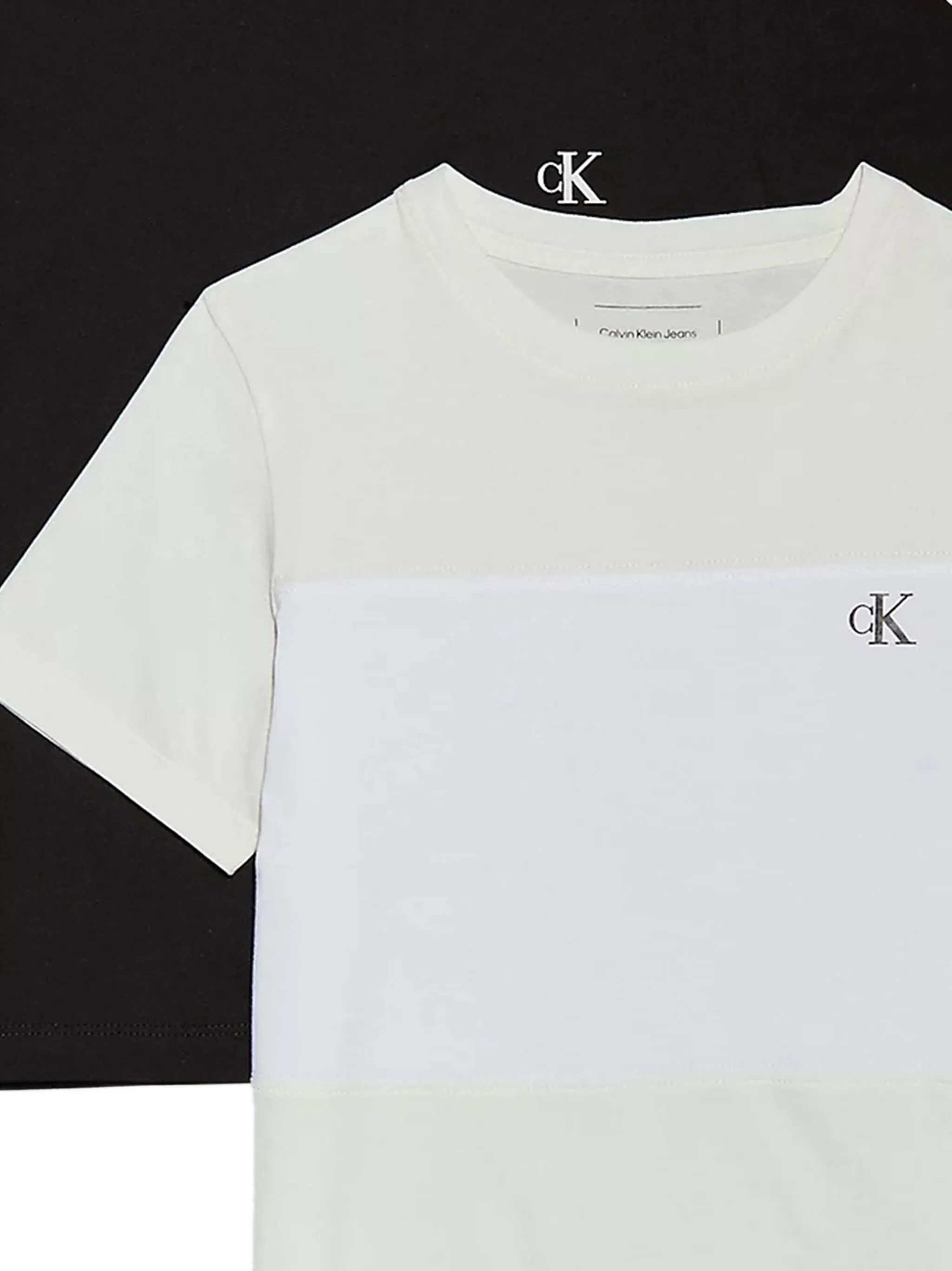 Комплект из двух футболок Calvin Klein Kids, черный — фото 2