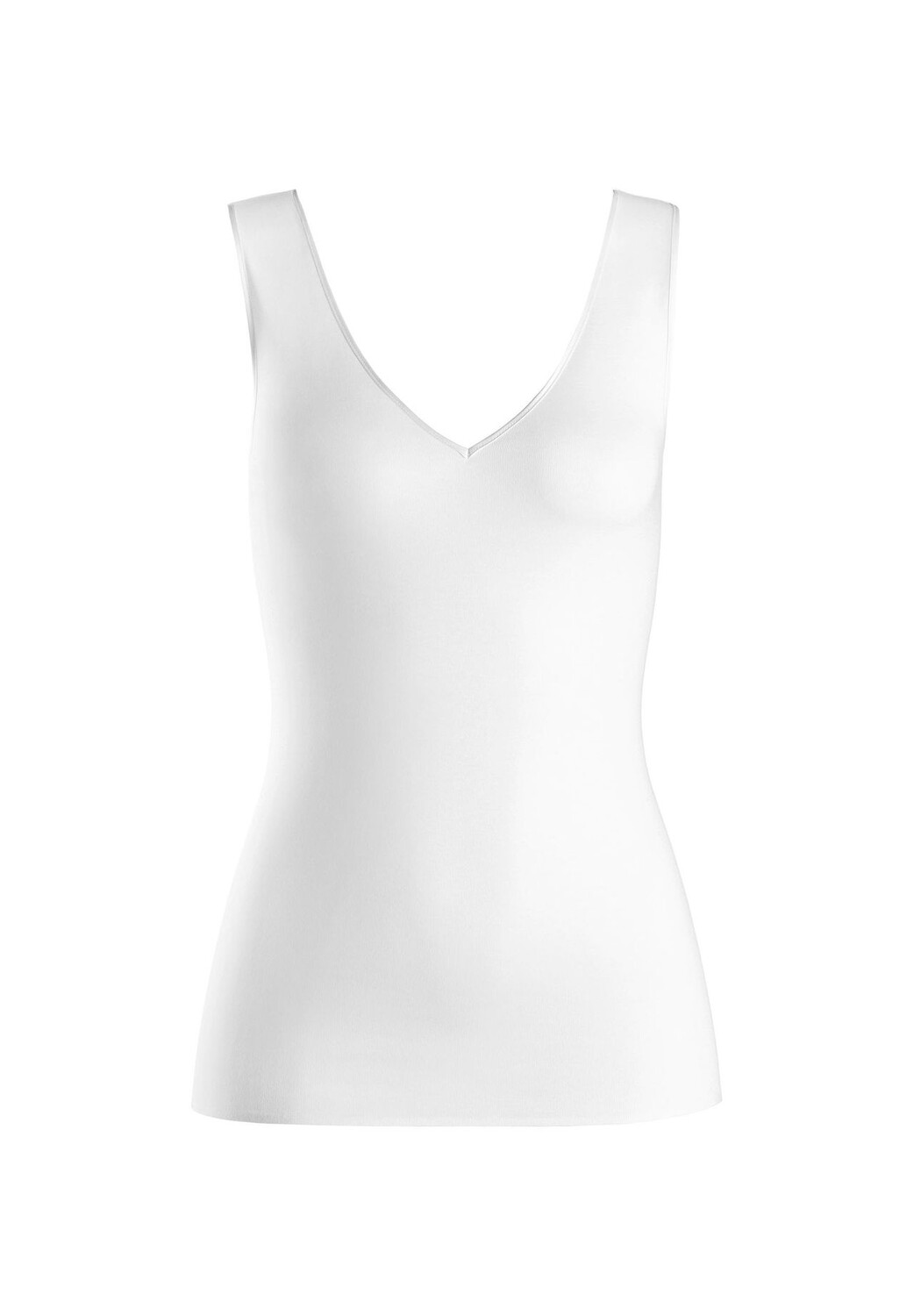 

Топ из хлопка, бесшовный HANRO, цвет White Damen