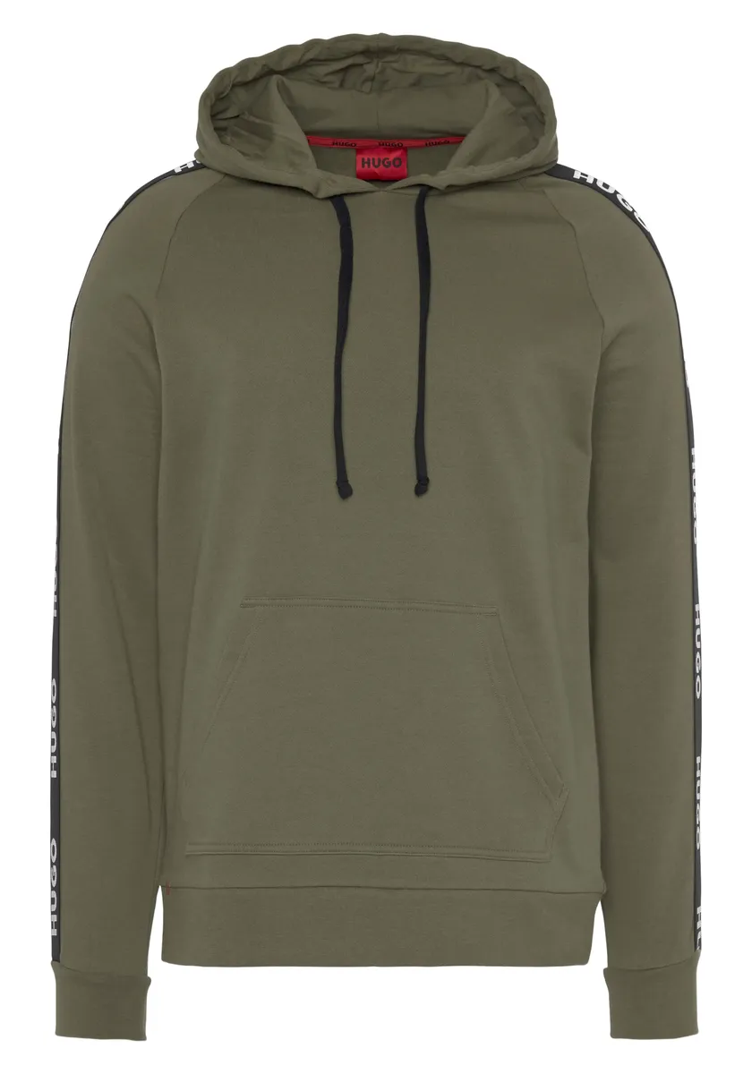 

Толстовка с капюшоном HUGO Underwear "Sporty Logo Hoodie", с карманом-кенгуру, цвет Open_Green