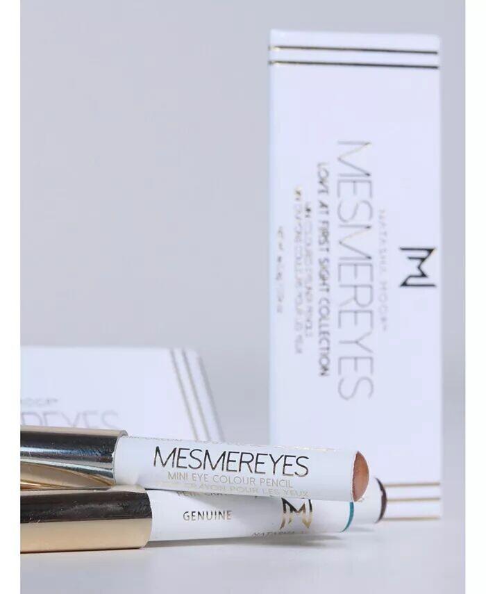 Eyes Bundle Mesmer Набор цветных карандашей для глаз EYES Mini, 4 шт., 0,04 унции Natasha Moor, цвет Eyes Bundle Multi Color — фото 4