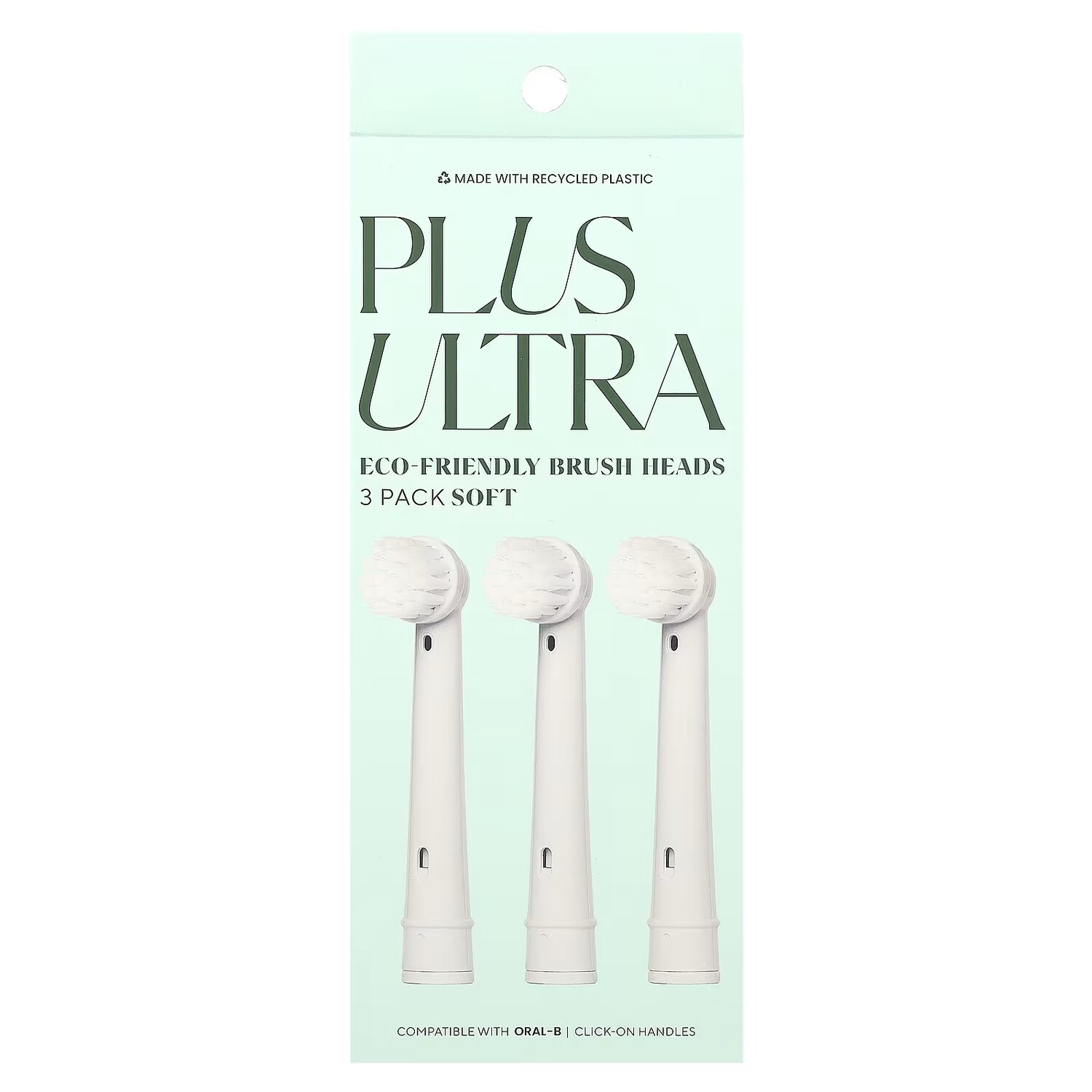 

Насадки для электрической зубной щетки Plus Ultra мягкие, 3 шт