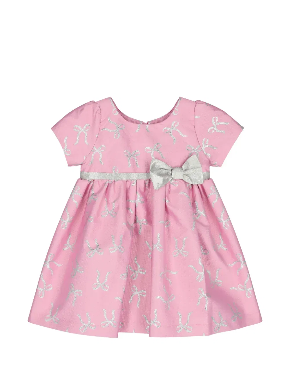 Платье с бантом Mama Luma Kids, розовый