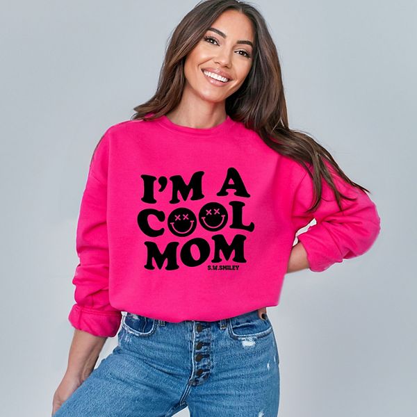 

SWSmiley футболка с надписью "I'm a cool mom" и смайликом Simply Sage Market, Raspberry, Зеленый, SWSmiley футболка с надписью "I'm a cool mom" и смайликом Simply Sage Market, Raspberry