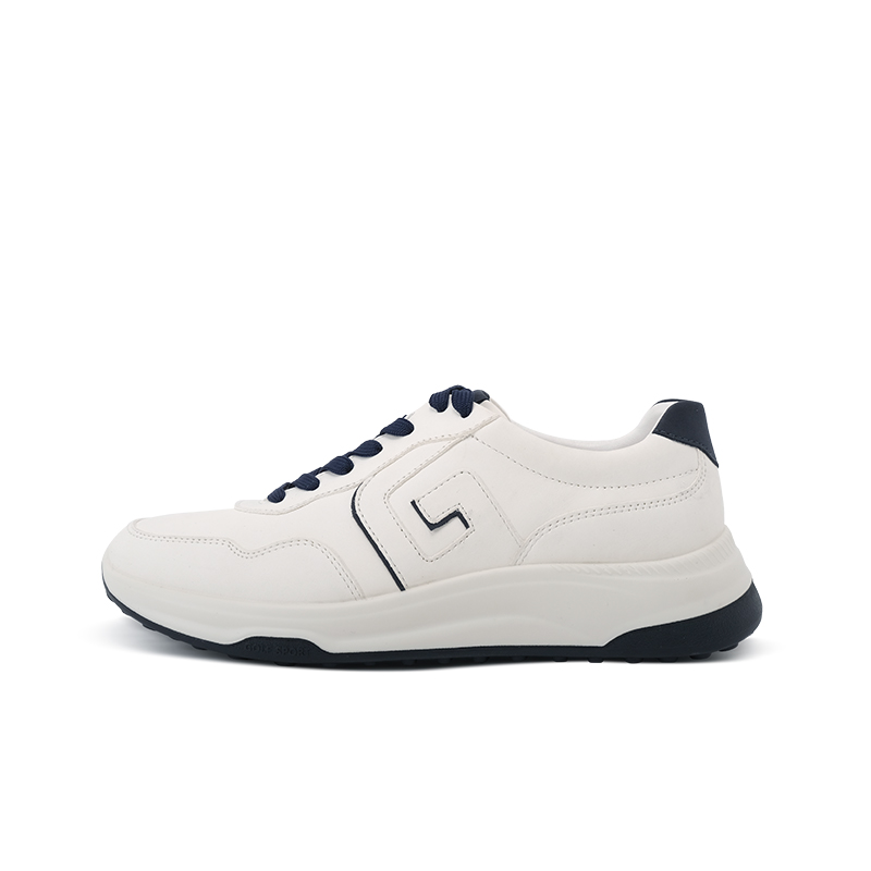 

GOLF Низкие повседневные кроссовки мужские белый и темно-синий, цвет White+Navy Blue