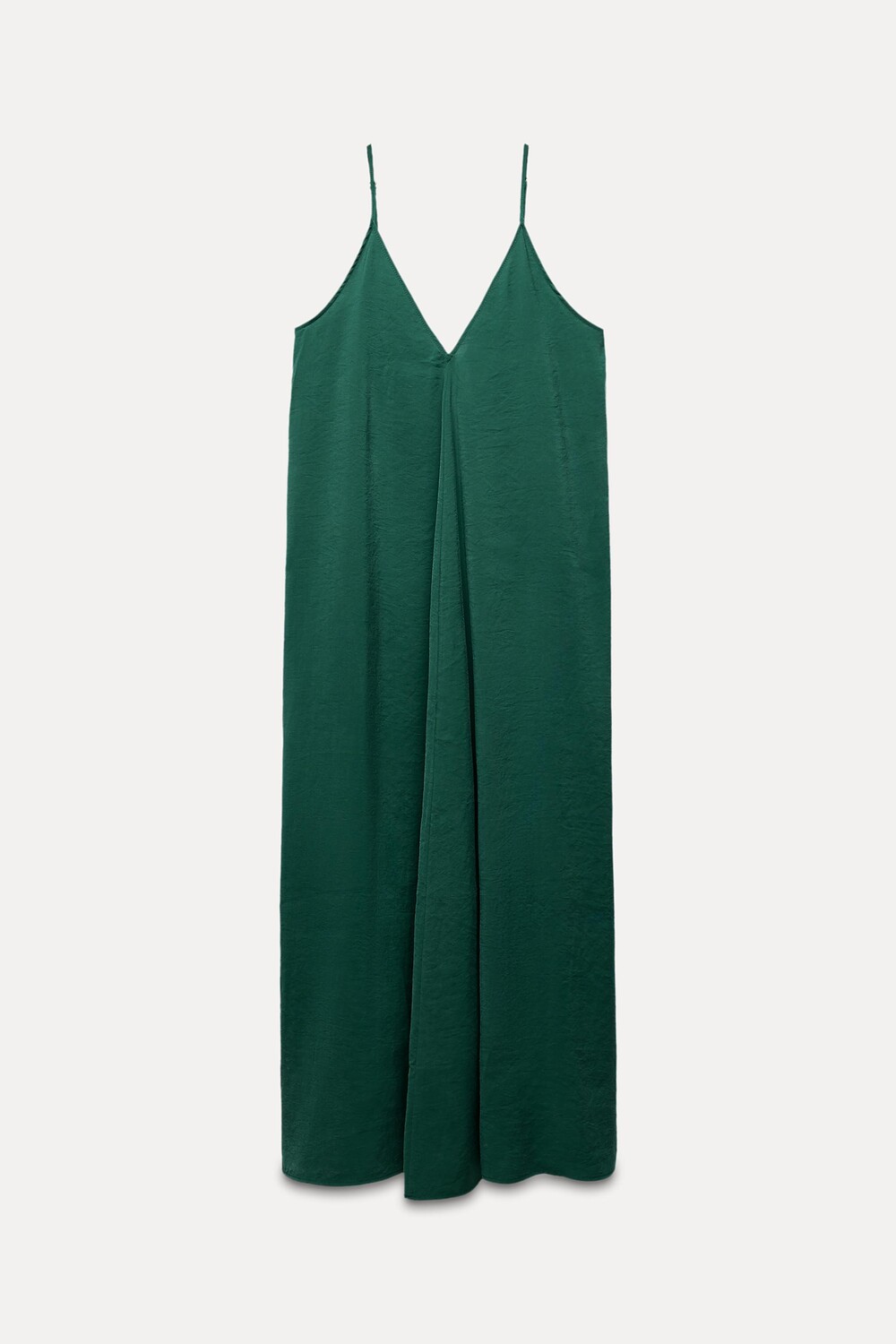 

Платье Zara Flowing Voluminous, темно-зеленый