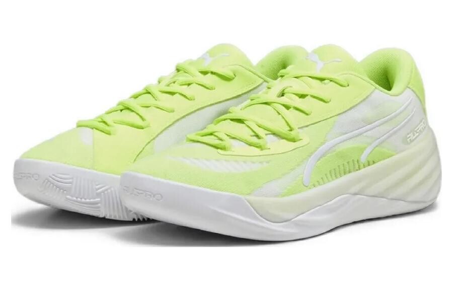 Мужские баскетбольные кроссовки Puma All-Pro Nitro, Зеленый — фото 3