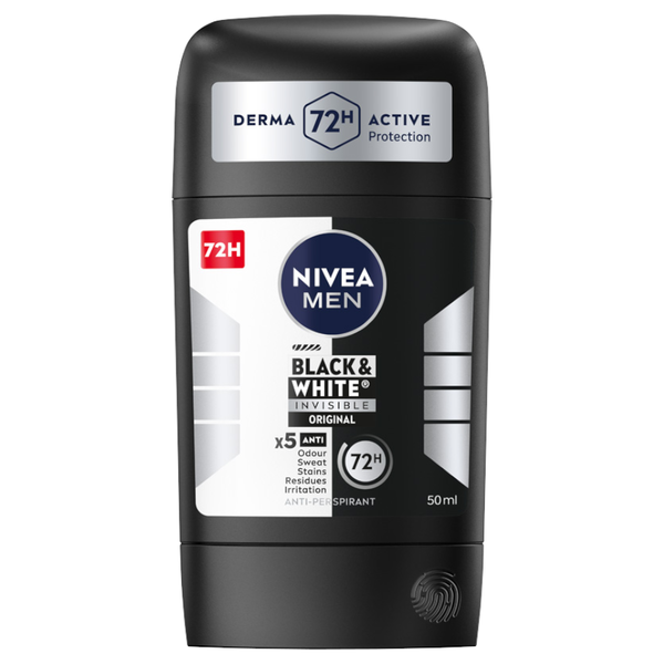 

Антиперспирант-карандаш, 50 мл Nivea Men black&white original