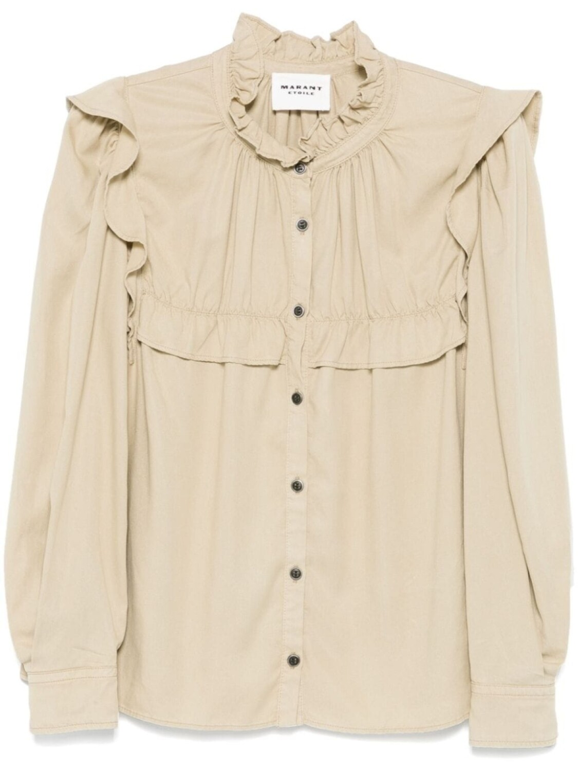

Рубашка Idety MARANT ÉTOILE, нейтральный цвет