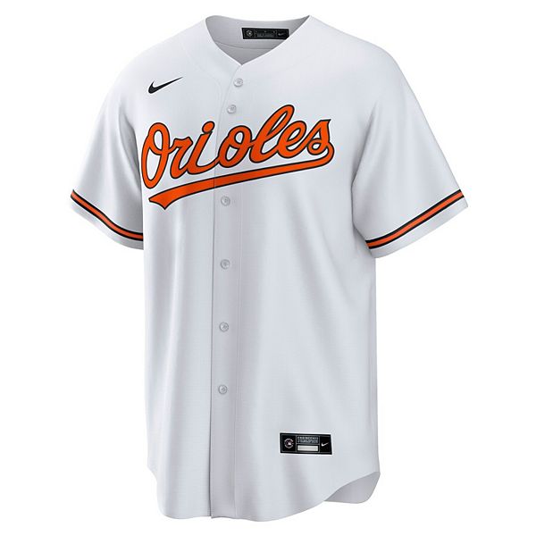 Мужская белая реплика игровой футболки Baltimore Orioles Кэла Рипкена-младшего Nike — фото 3