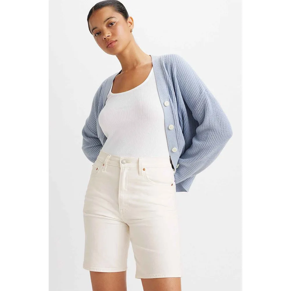 

Шорты Levi's Ribcage denim, белый