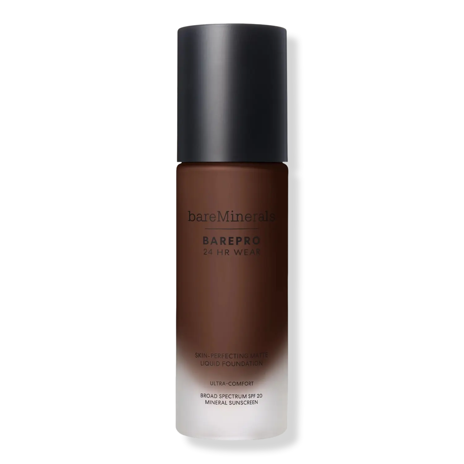 

Основа BAREPRO 24HR Wear Skin-Perfecting Matte Liquid Foundation Mineral SPF 20 bareMinerals, Deep 65 Neutral (for extra deep neutral skin with a peach hue)
