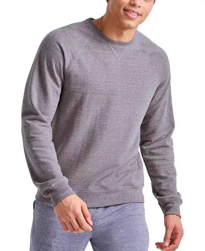 

ORIGINAL Мужской свитшот с круглым вырезом из трибленда френч терри Hanes, черный