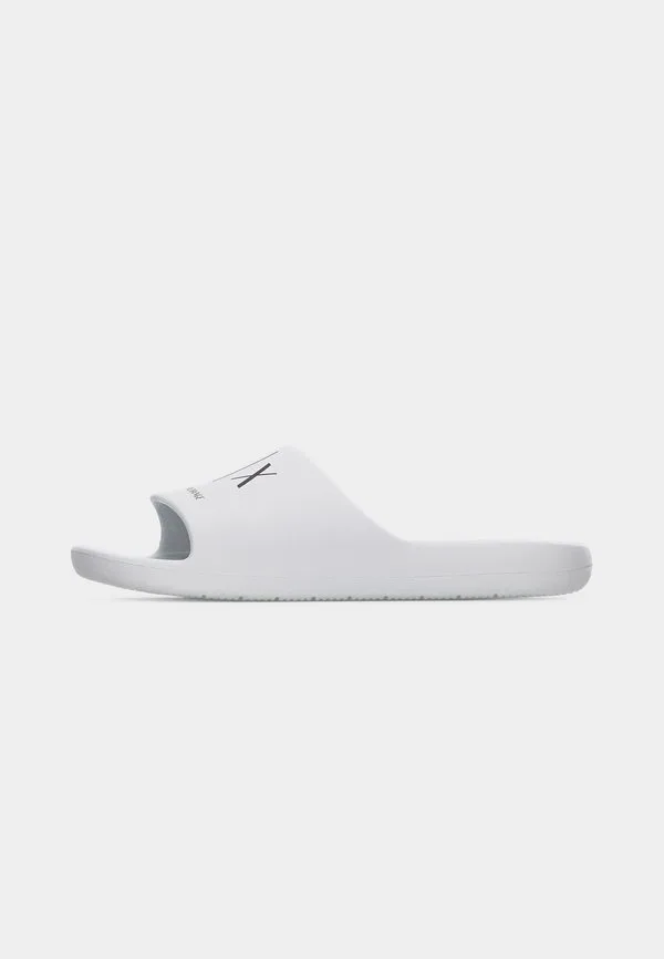 Пузырьковые мулы Armani Exchange, Optic White/Black