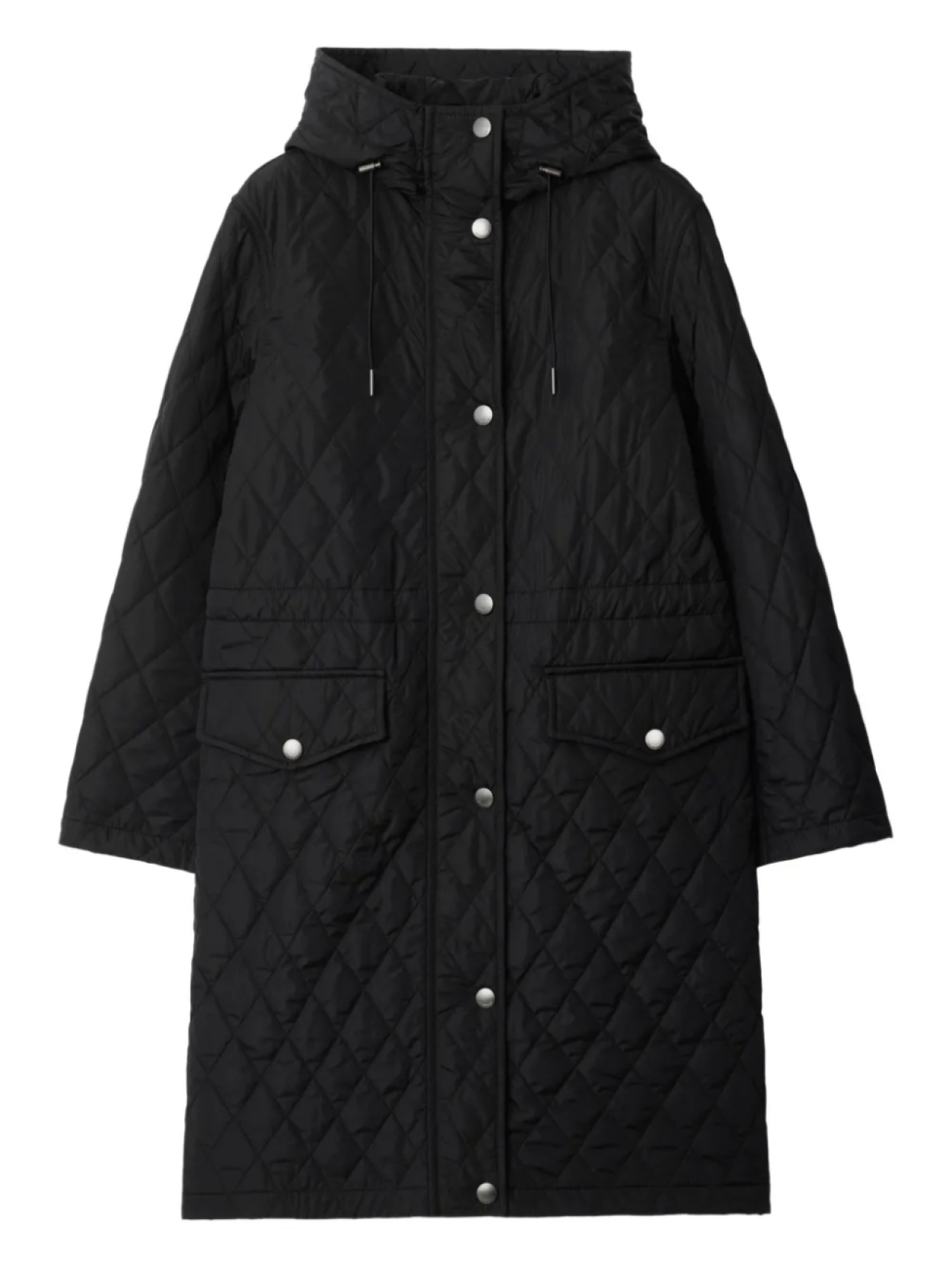 

Burberry стеганая парка, черный