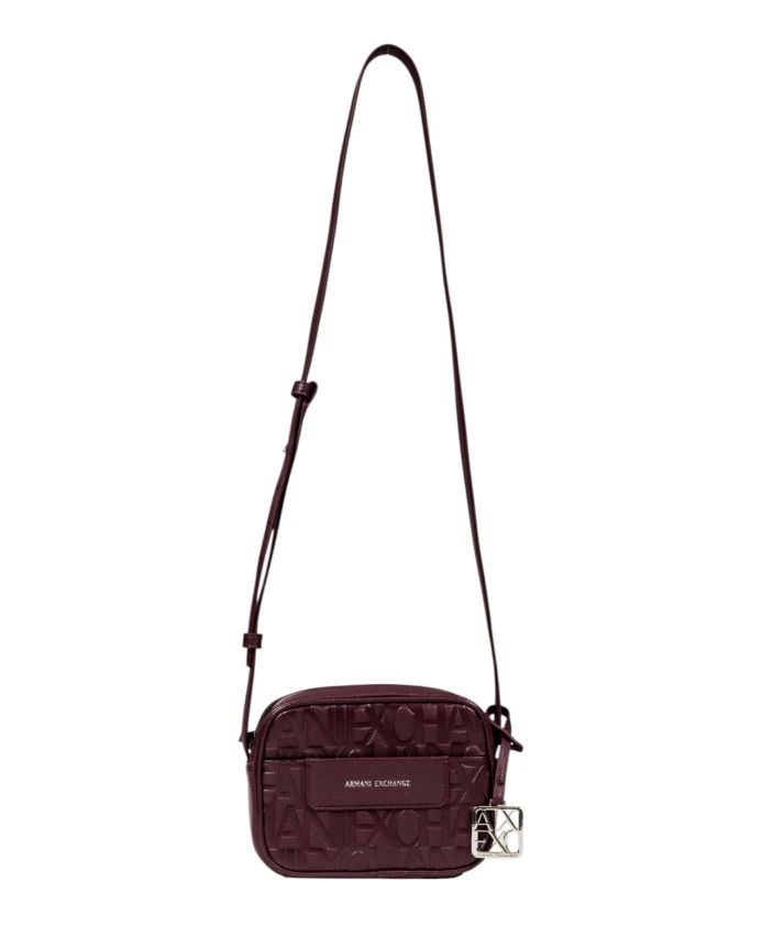 

Современная большая женская сумка-мессенджер Armani Exchange, красный