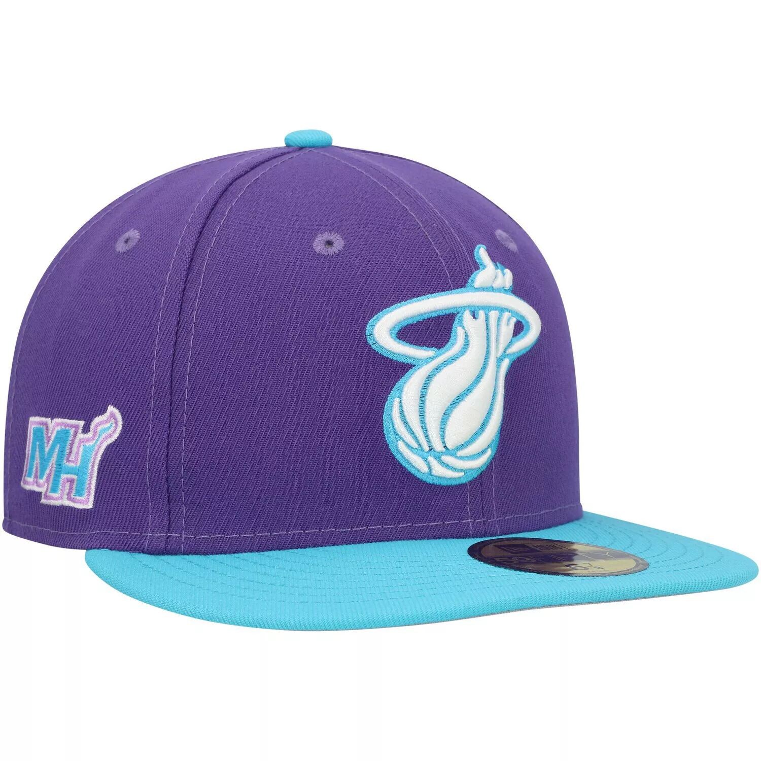 

Мужская приталенная кепка New Era Purple Miami Heat Vice 59FIFTY