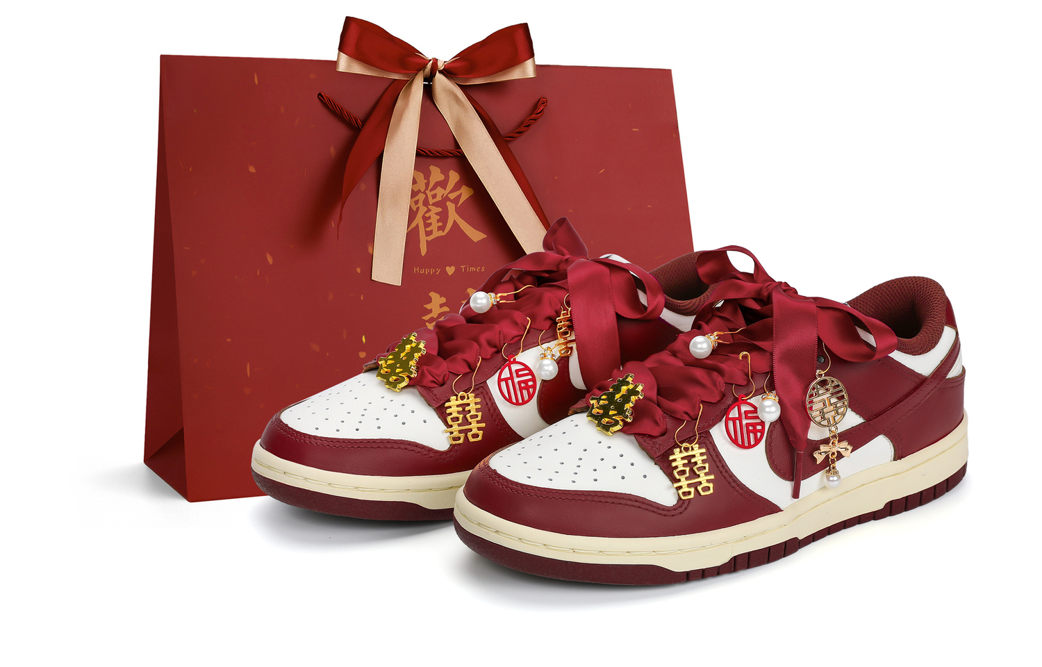 

Nike Износостойкие и легкие низкие скейтбордистские кроссовки Dunk, унисекс, красные