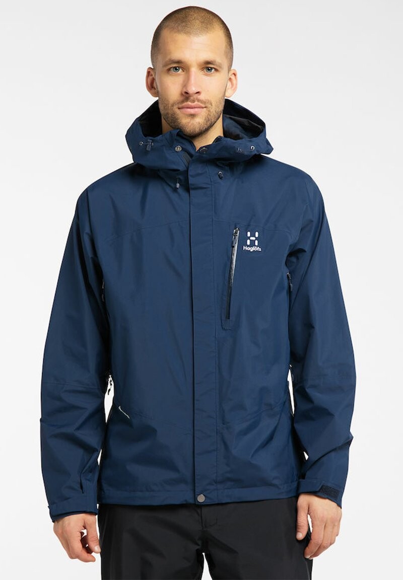 

Куртка Hardshell Astral Gtx Haglöfs, камуфляжный синий