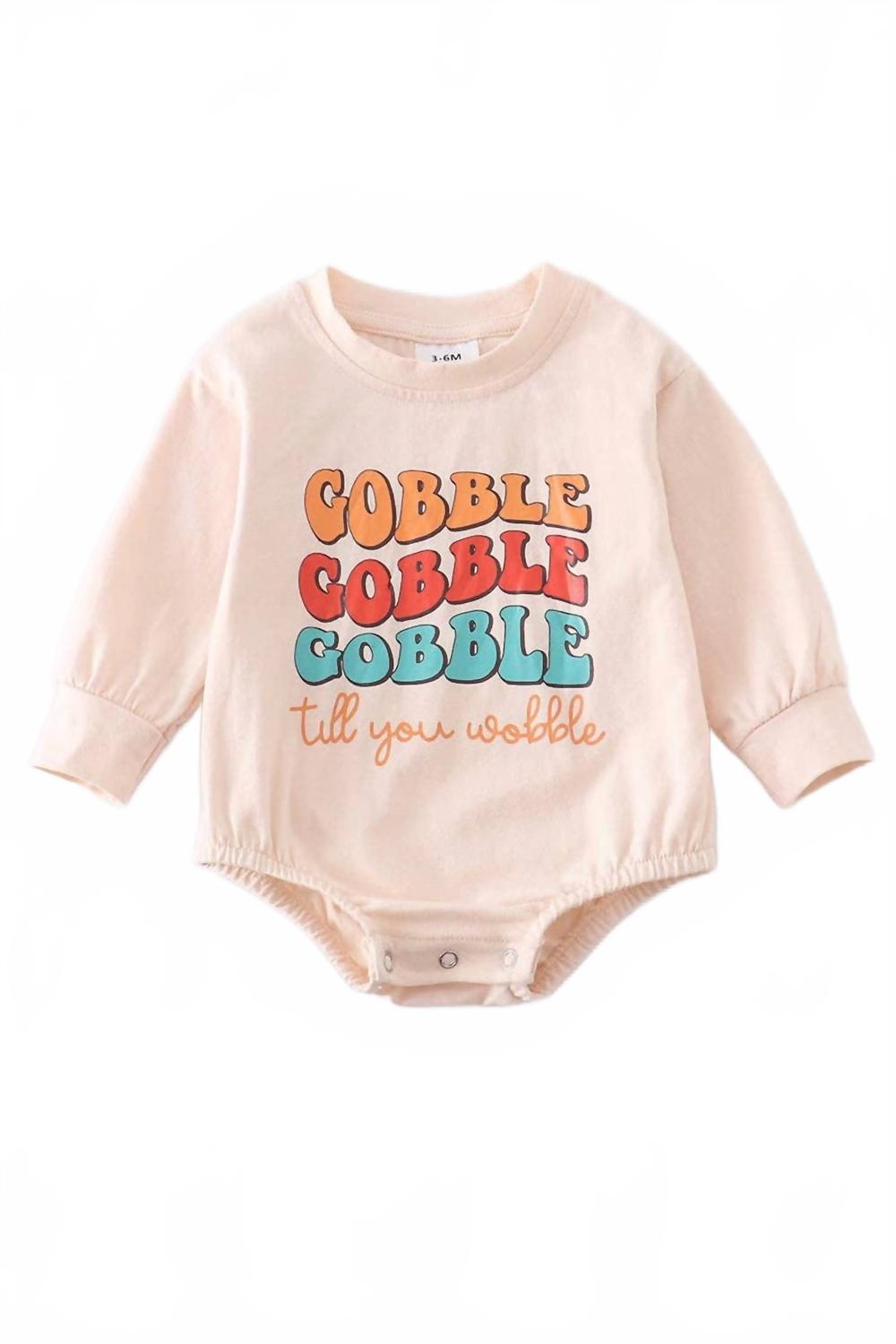 

Детский комбинезон Gobble Gobble Gobble бежевого цвета Honeydew, бежевый