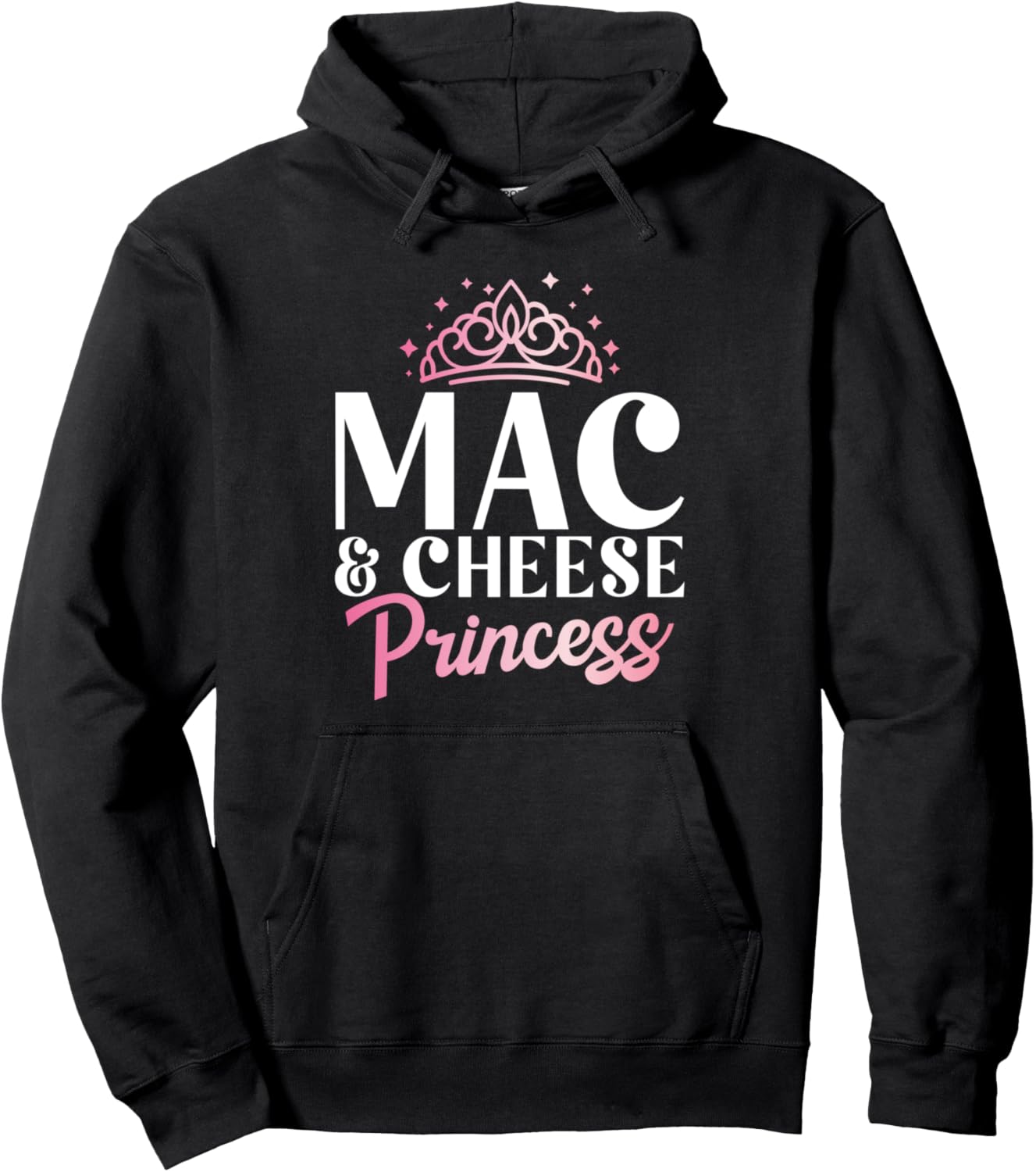 

Худи «Принцесса МакЧиз» Mac And Cheese Lover Gifts, черный