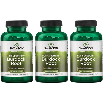 

Корень лопуха 460 мг 100 капсул Swanson