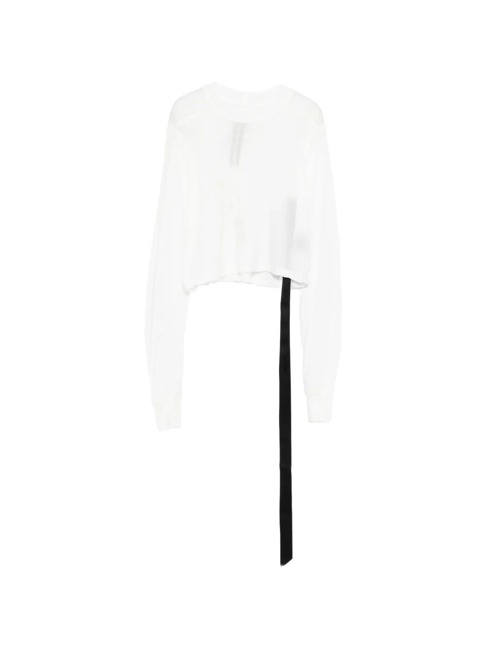 

Футболка с лентой Rick Owens Drkshdw, белый