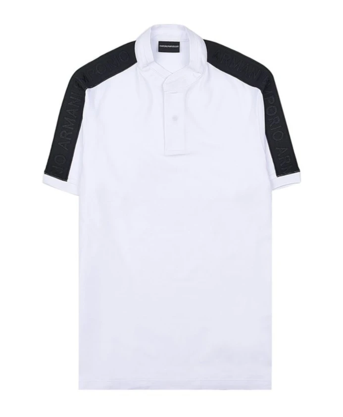 

Белая рубашка поло 3r1fg21jcyz0100 Emporio Armani, белый