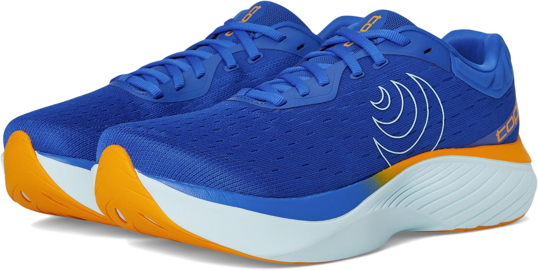 

Кроссовки Topo Athletic Atmos, цвет Blue/Orange