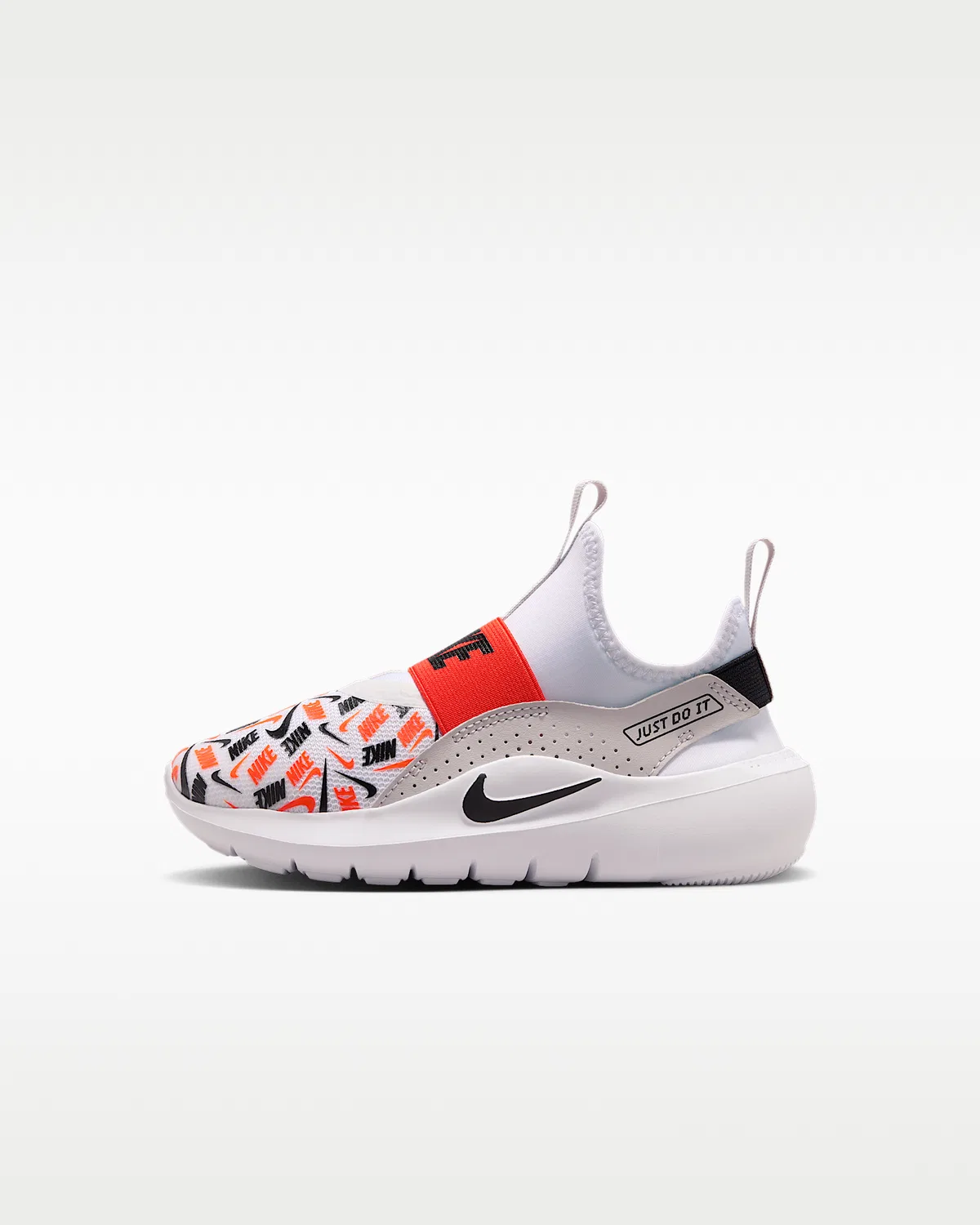 Детские кроссовки Nike Flex Runner, White/Safety Orange/Vast Grey/Black