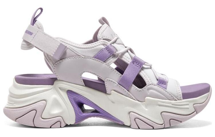 Пляжные сандалии Stamina V3 женские белые/фиолетовые Skechers — фото 2