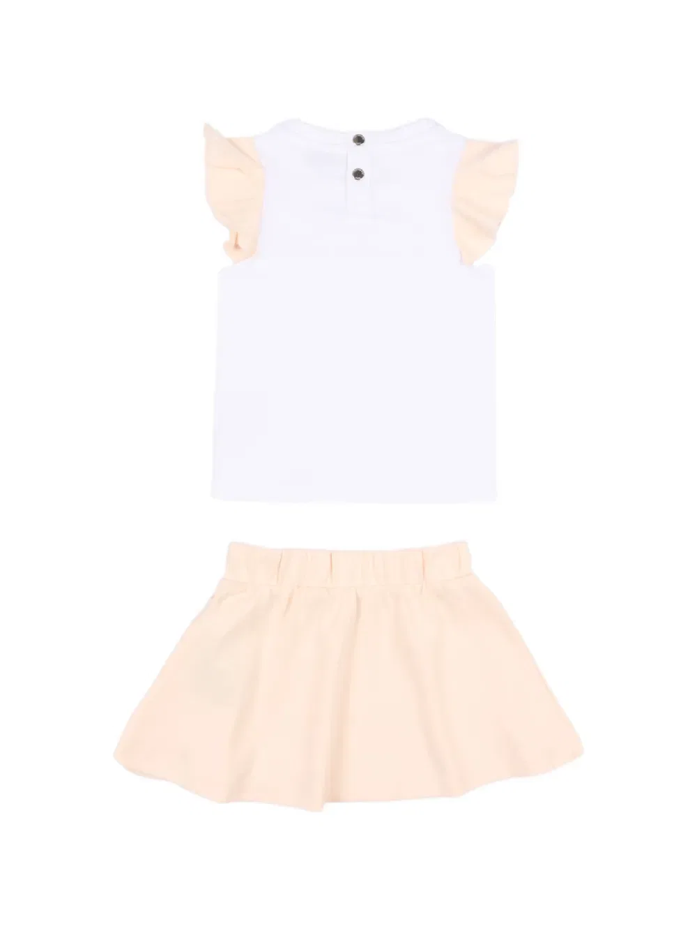 Комплект из топа и юбки с оборками Trussardi Junior, белый — фото 2