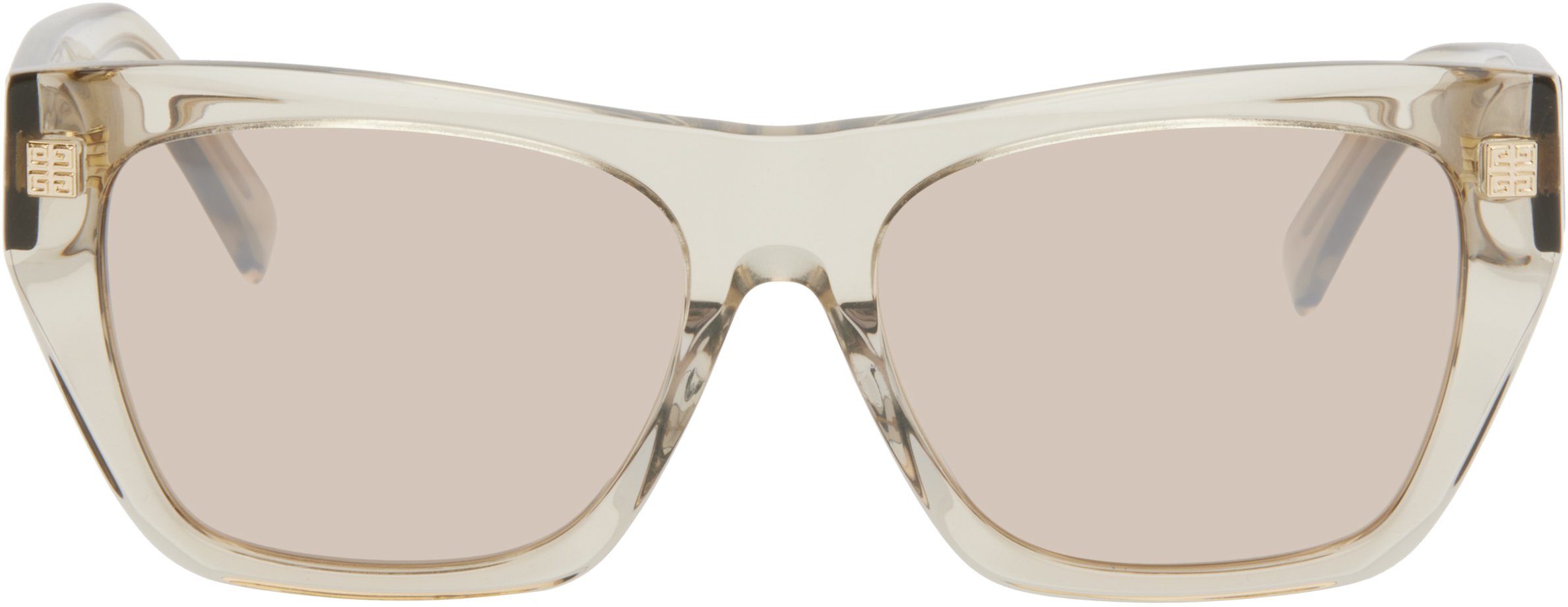 

Бежевые солнцезащитные очки GV Day Givenchy, Shiny light brown
