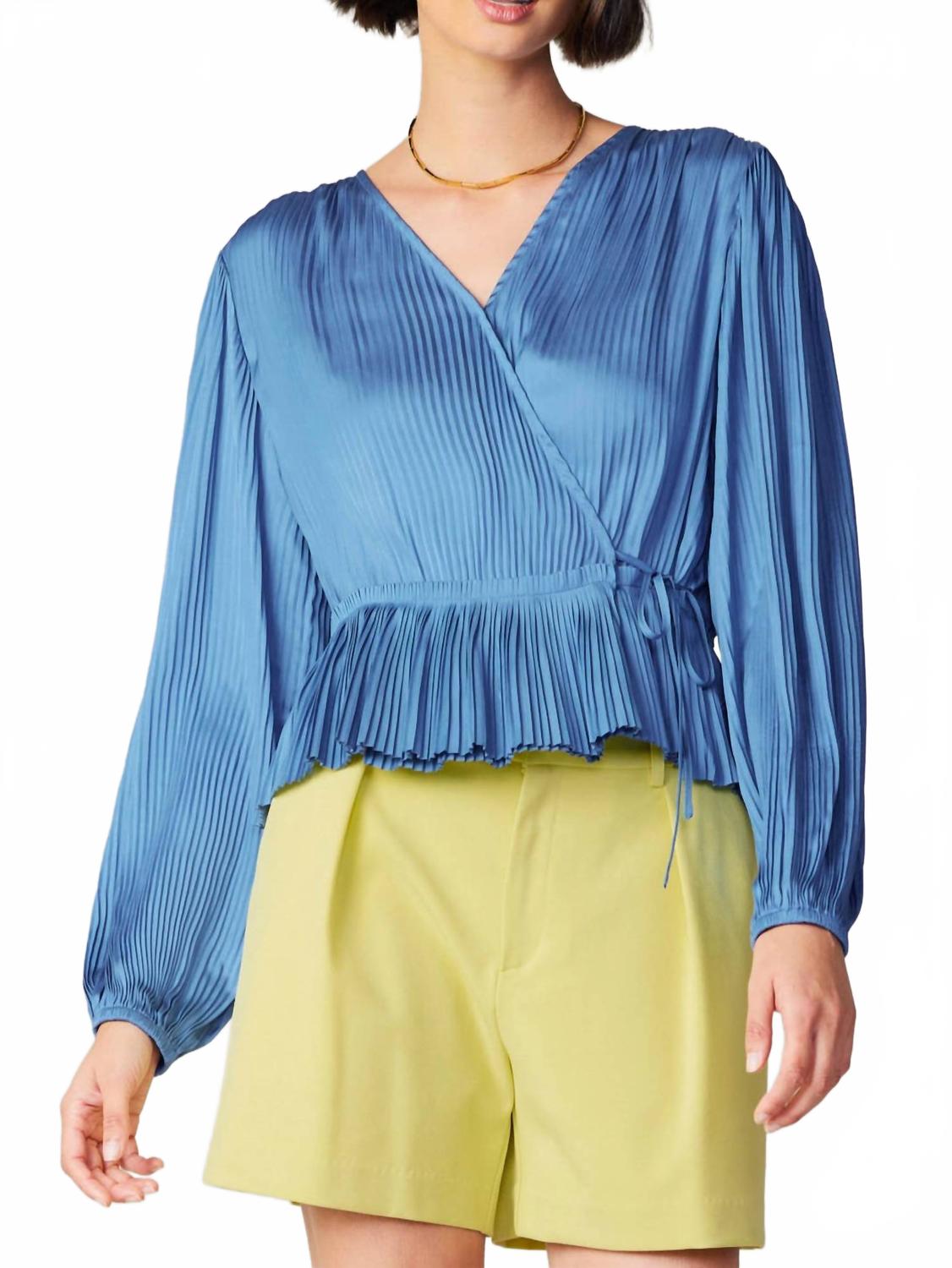 

Тайская блузка-рап в светло-голубом цвете айр форс Current air