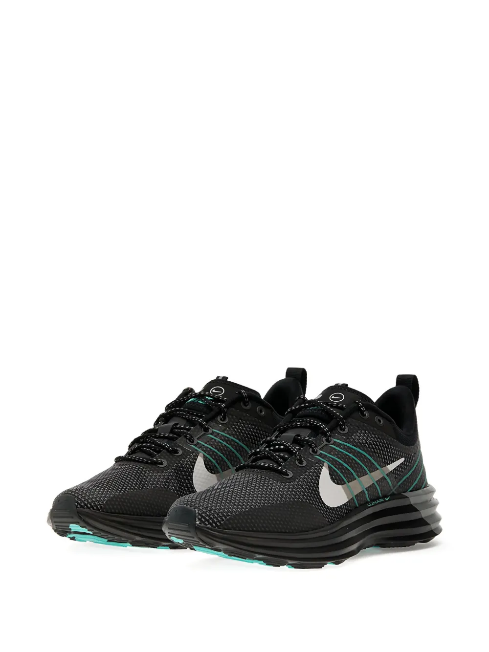Кроссовки Lunar Roam Nike, черный — фото 2
