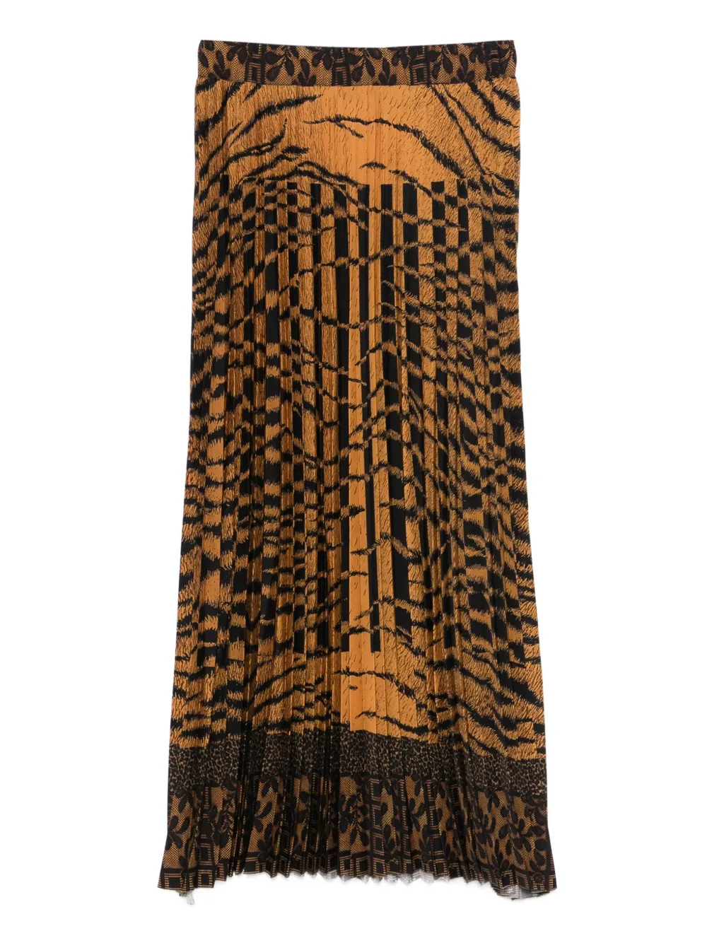 

Плиссированная юбка с узором Pierre-Louis Mascia, оранжевый