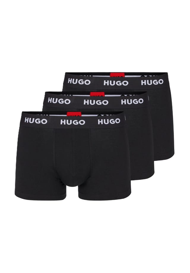 

Штаны 3 шт. в упаковке Hugo Red, черный