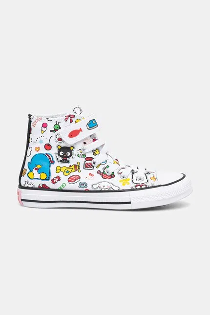 Кеды высокие Chuck Taylor All Star 1V Hello Kitty Converse, белый — фото 2