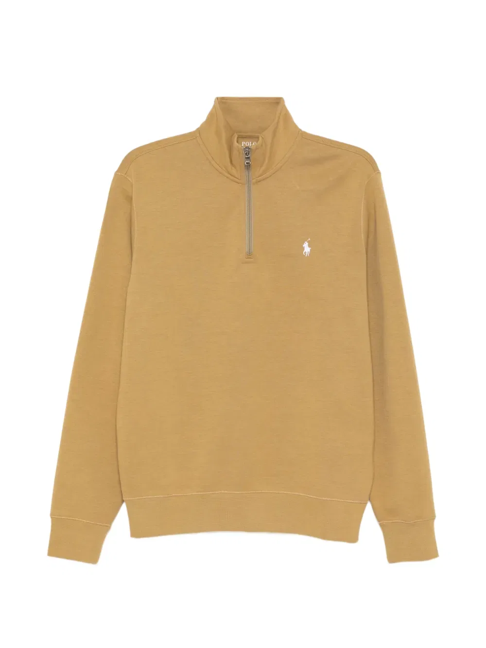 Свитер с застежкой-молнией на воротнике Polo Ralph Lauren, нейтральный
