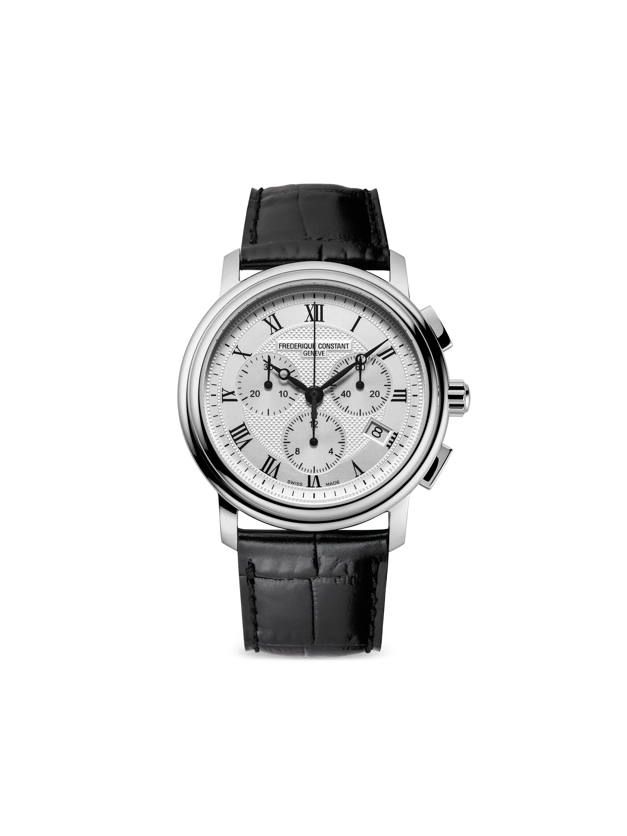 

Наручные часы Classics Quart Chronograph 40 мм Frederique Constant, серебристый
