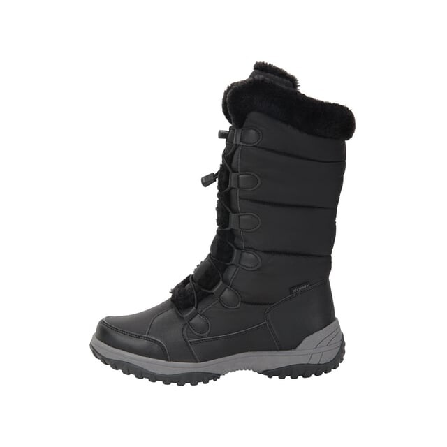 Женские зимние сапоги со снежинками Mountain Warehouse, черный