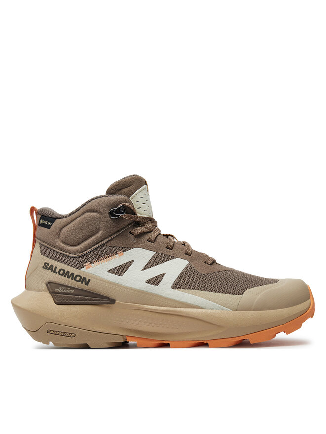 Треккинговые кроссовки Elixir Activ Mid Gore-Tex L47457200 Salomon, бежевый