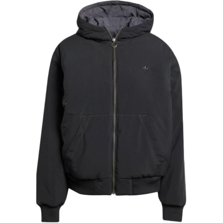 Adidas Originals Куртка-бомбер FW25 реверсивная женская, Graphite Black/Black — фото 2
